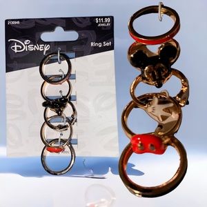 5 piece Disney Ring Set